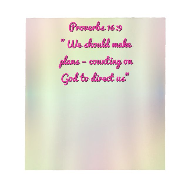 Bloc De Notas proverbs (Frente)