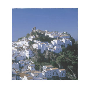 Bloc De Notas Pueblo Blanco de Casares, Andalucía, España