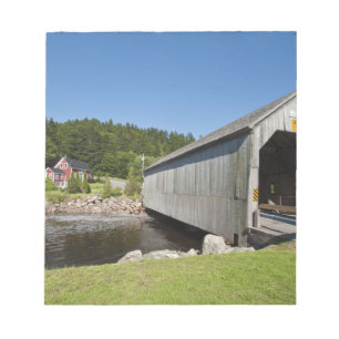 Bloc De Notas Puente cubierto del río irlandés, St. Martins, Nue