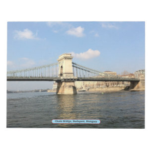 Bloc De Notas Puente de cadena, Budapest, Hungría