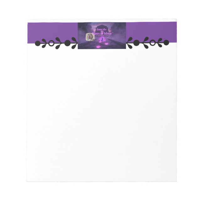 Bloc De Notas Puerta de Ishtar Escribe con Intención,  (Frente)