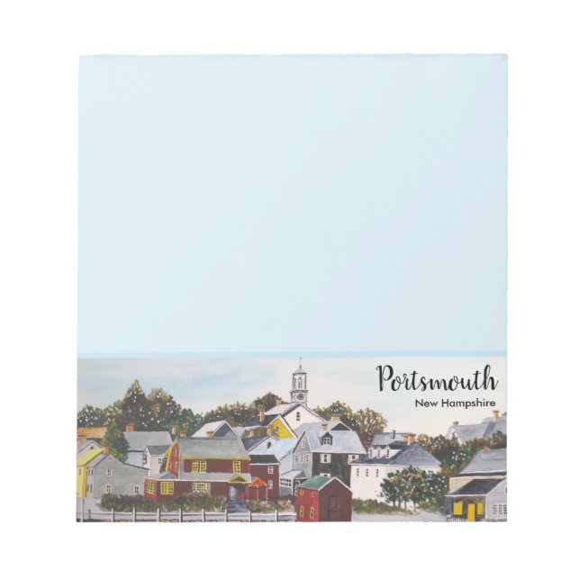 Bloc De Notas Puerto de Portsmouth, New Hampshire (Frente)