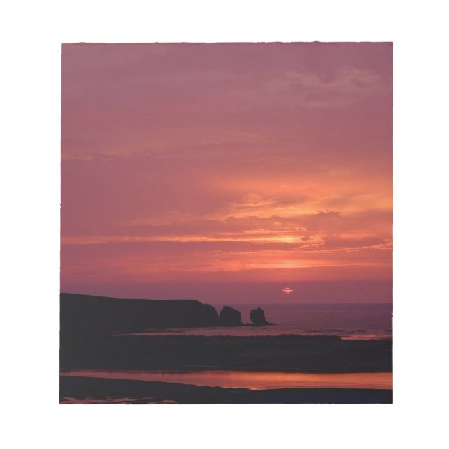 Bloc De Notas puesta de sol 3 (Frente)