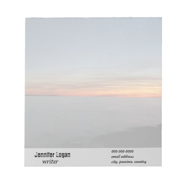 Bloc De Notas puesta de sol junto al lago, Kingston, Ontario, al (Frente)