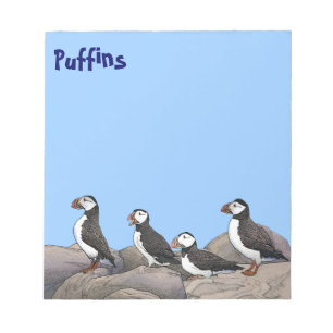 Bloc De Notas Puffins atlánticos