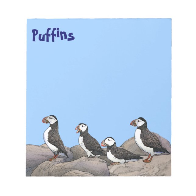 Bloc De Notas Puffins atlánticos (Frente)