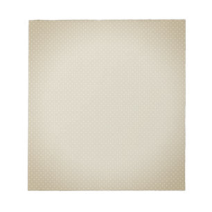 Bloc De Notas Punto de polka blanco pekinés simple retro