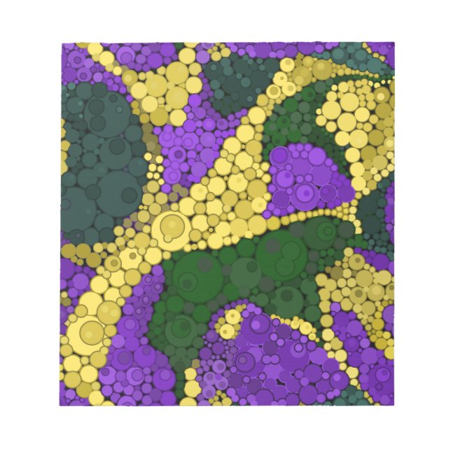 Bloc De Notas Punto polka abstracto (Frente)