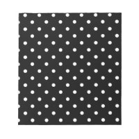 Punto Polka Blanco Y Negro
