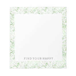 Bloc De Notas Puntos de Confetti Mint