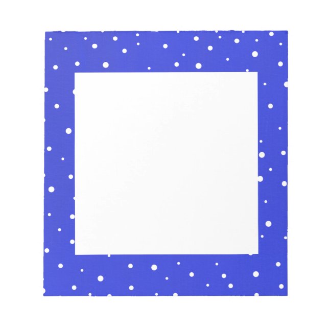Bloc De Notas Puntos de nieve (Frente)