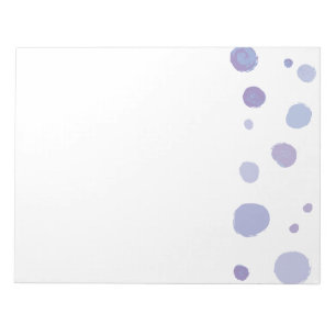 Bloc De Notas puntos de polka pintados a mano