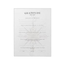 Bloc De Notas Puntos destacados de gratitud mensuales y vista pr