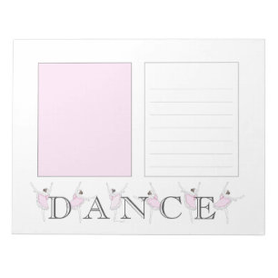 Bloc De Notas Purple Ballerina Dance Lined Purple Notepad