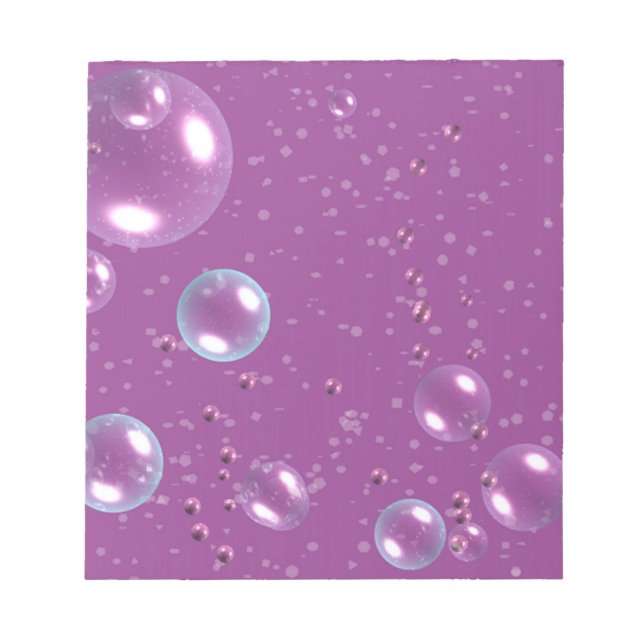 Bloc de notas Purple Bubble (Frente)