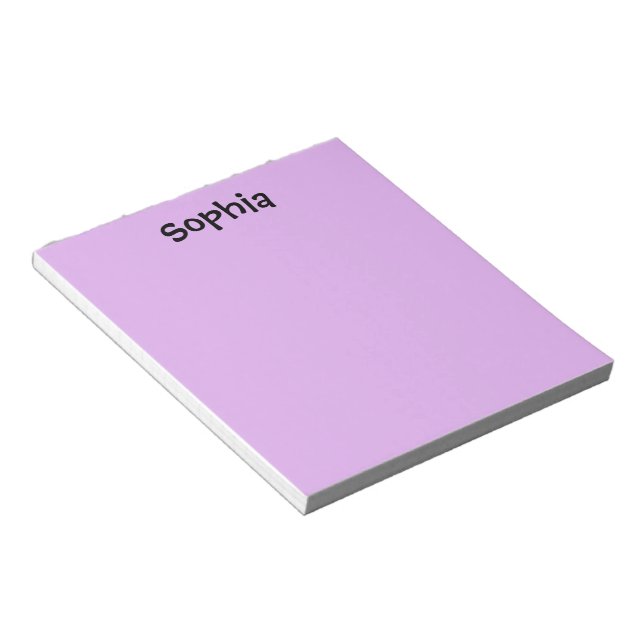 Bloc de notas Purple Personalizado (Lado Derecho)