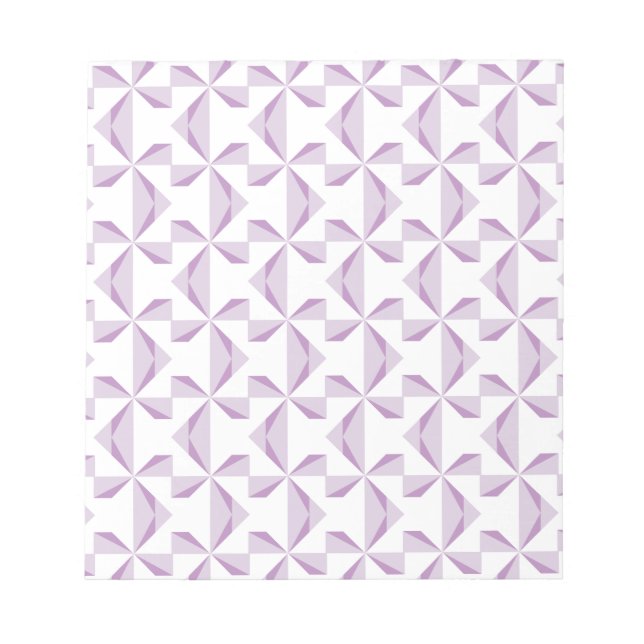 Bloc De Notas Purple Pinwheels Scrapbook Paper (Frente)