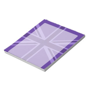Bloc De Notas Purple Union Jack Design