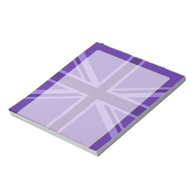 Bloc De Notas Purple Union Jack Design (Lado Izquierdo)
