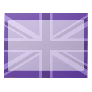 Bloc De Notas Purple Union Jack Design