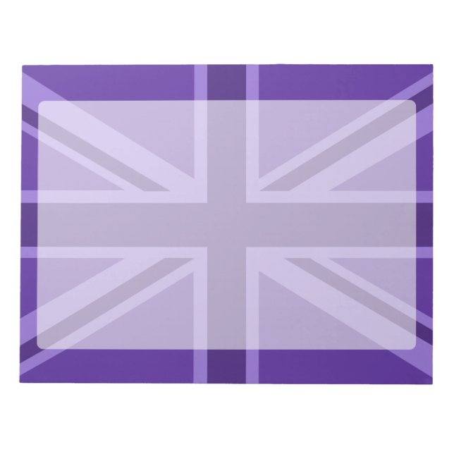 Bloc De Notas Purple Union Jack Design (Frente)