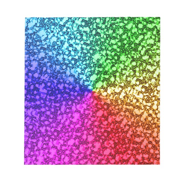 BLOC DE NOTAS PURPURINA DE RAINBOW (Frente)