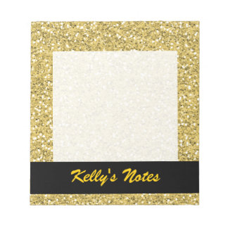 Bloc De Notas Purpurina Golden Shimmer