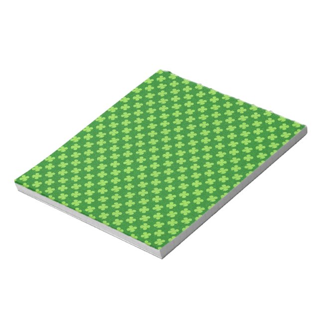 Bloc De Notas Purpurina Trébol Verde (Lado Izquierdo)