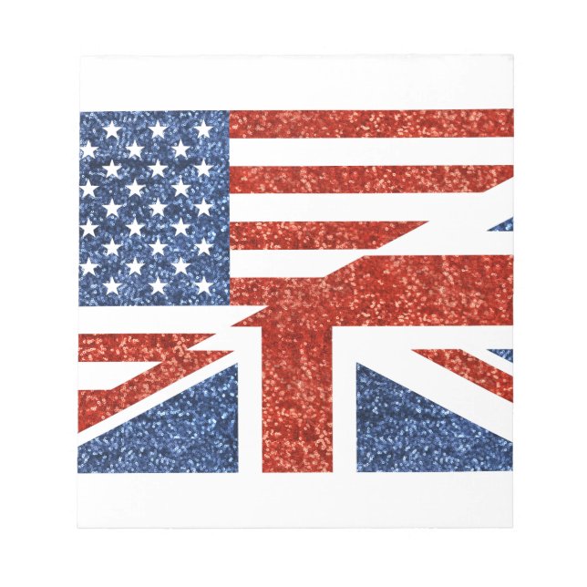 Bloc De Notas purpurina usa uk (Frente)