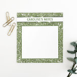 Bloc De Notas Purpurina Verde Falso Aspecto De Textura Con Texto<br><div class="desc">El diseño de textura de purpurina de color verde creado digitalmente por Destei junto con un área de texto personalizable. AVISO: NO HAY NINGÚN PURPURINA REAL EN ESTE TEMA. EL DISEÑO ES UNA IMAGEN DIGITAL Y SE IMPRIMIRÁ EN EL PRODUCTO.</div>