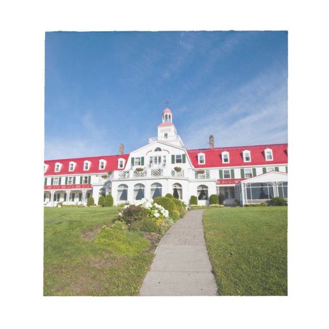 Bloc De Notas Quebec, Canadá. Hotel histórico Tadoussac, (Frente)