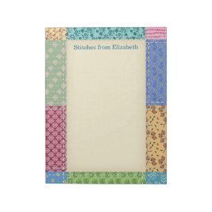 Bloc De Notas Quilt Patchwork Personalizado