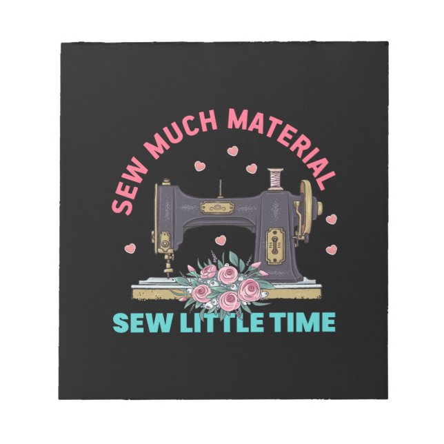 Bloc De Notas Quilter Gift | Refrescar mucho material (Frente)