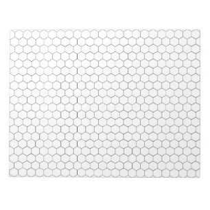 Bloc De Notas Química orgánica Hexagonal Papel de grafo grande