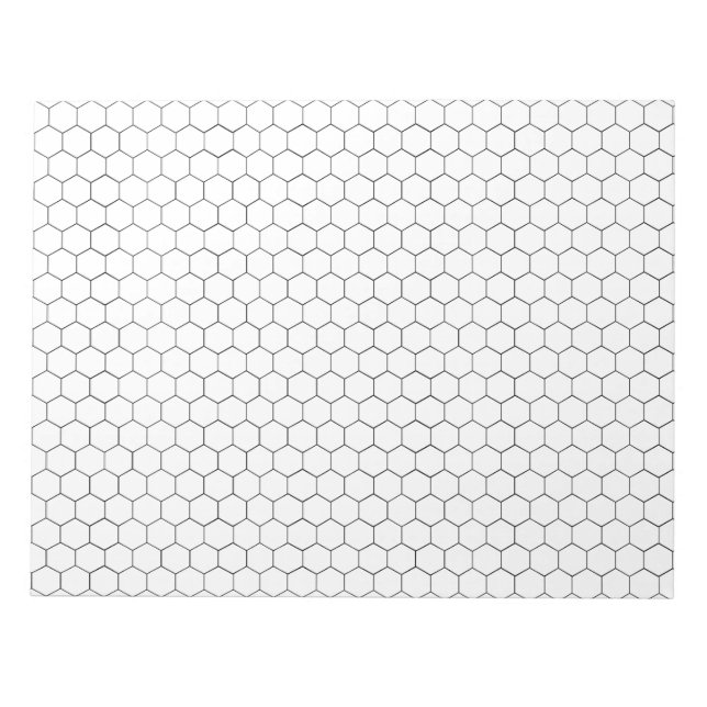 Bloc De Notas Química orgánica Hexagonal Papel de grafo grande (Frente)