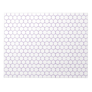 Bloc De Notas Química orgánica Papel de grafo grande hexagonal n