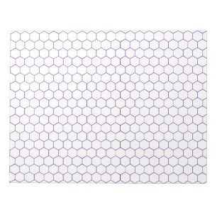Bloc De Notas Química orgánica Papel de grafo grande hexagonal n