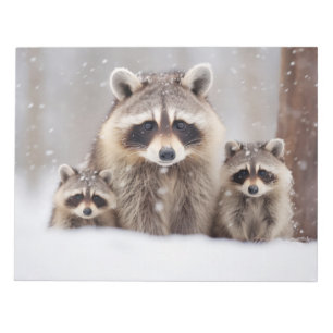Bloc De Notas Raccoon Animal Family Wander Nature