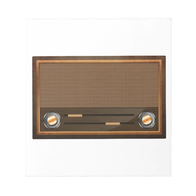Bloc De Notas Radio vintage (Frente)