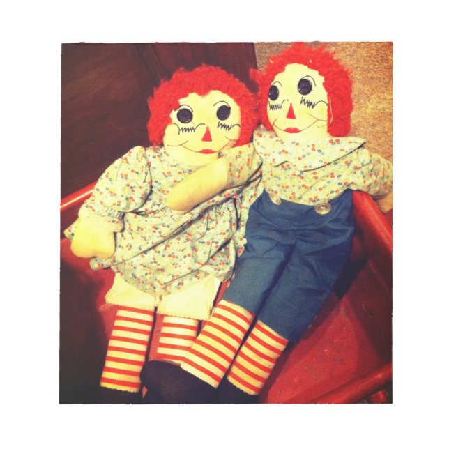 Bloc De Notas Raggedy Ann y Andy Doll (Frente)