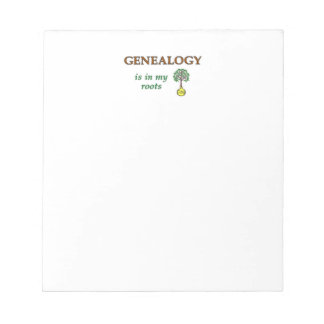 Bloc De Notas Raíces de Genealogía