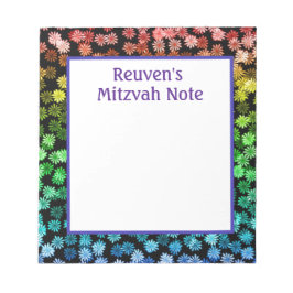Bloc De Notas Rainbow Boys Mitzvah Notas Notepad