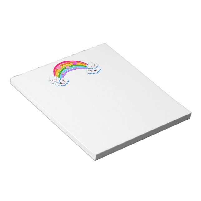 Bloc De Notas Rainbow Clouds Notepad (Lado Derecho)