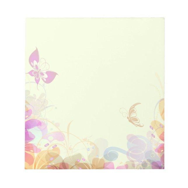 Bloc De Notas Rainbow Pastel Florals (Frente)