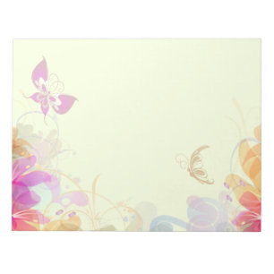 Bloc De Notas Rainbow Pastel Florals