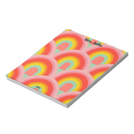Bloc De Notas Rainbow Teacher gift Notepad 