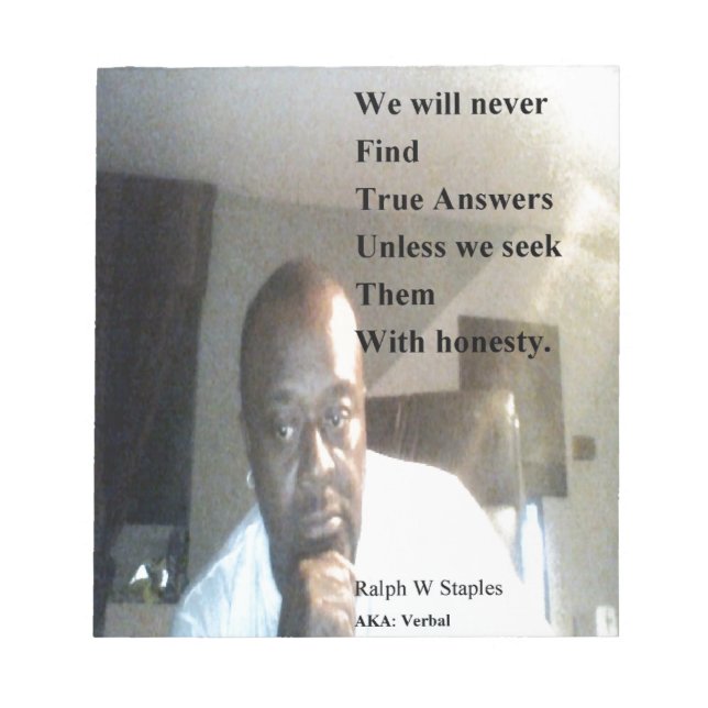 Bloc De Notas Ralph Wisden Staples (Frente)