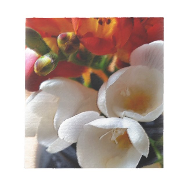 Bloc De Notas ramo de freesias (Frente)