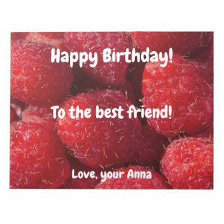 Bloc De Notas Raspberries Rojas Ripe