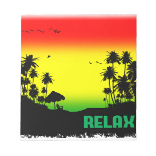 Bloc De Notas rasta de relajación